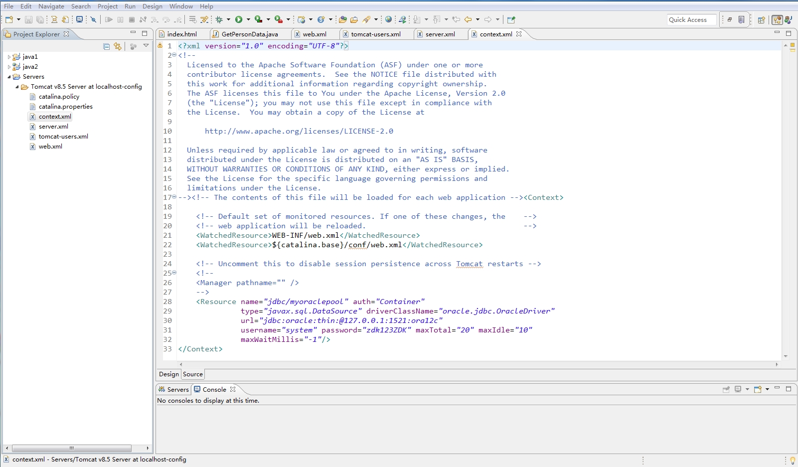 java serverlets使用数据源连接oracle数据库，并执行查询操作代码-牛翰网