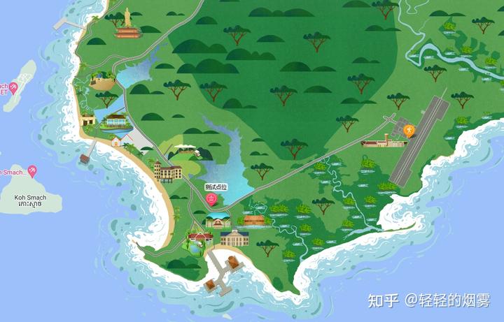 图片[9]-景区手绘地图的绘制流程-牛翰网