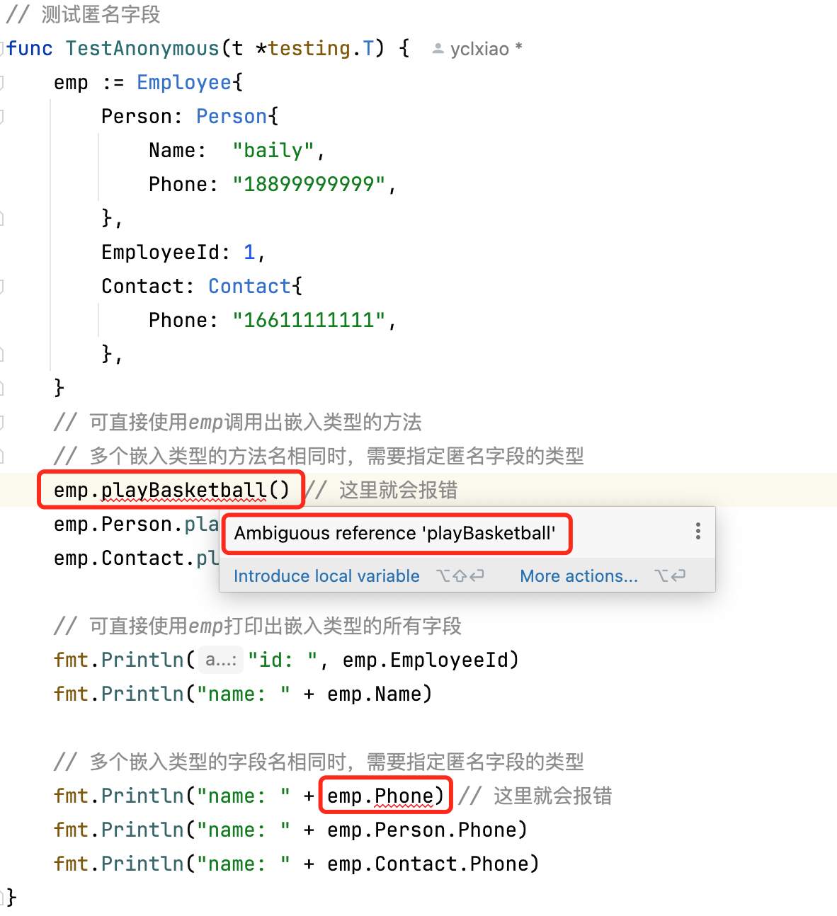 Go语言的匿名字段-牛翰网