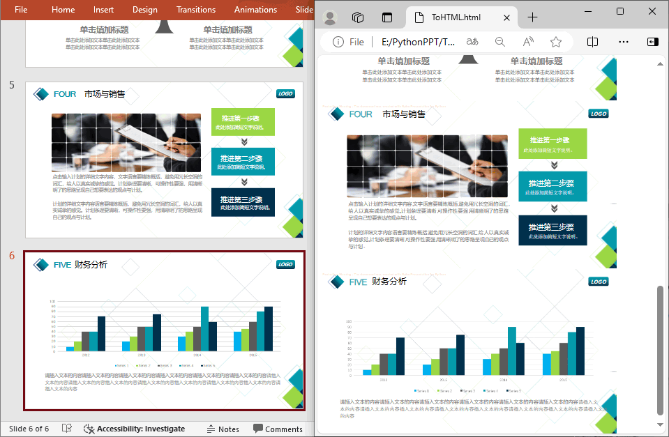 Python 将PowerPoint (PPT/PPTX) 转为HTML-牛翰网