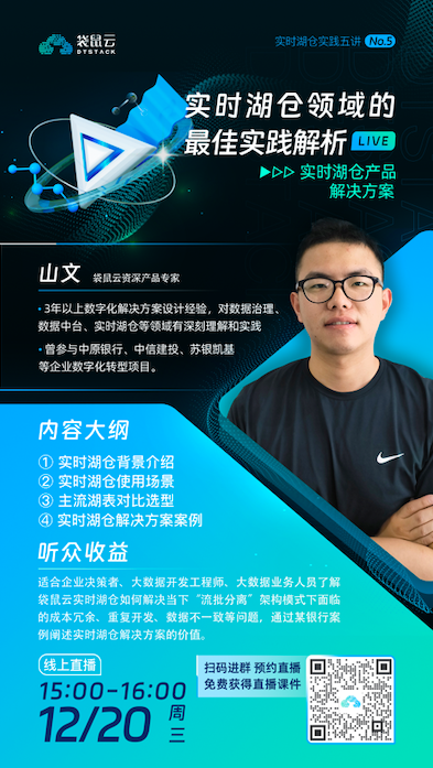 直播预约丨《实时湖仓实践五讲》第五讲：实时湖仓领域的最佳实践解析-牛翰网