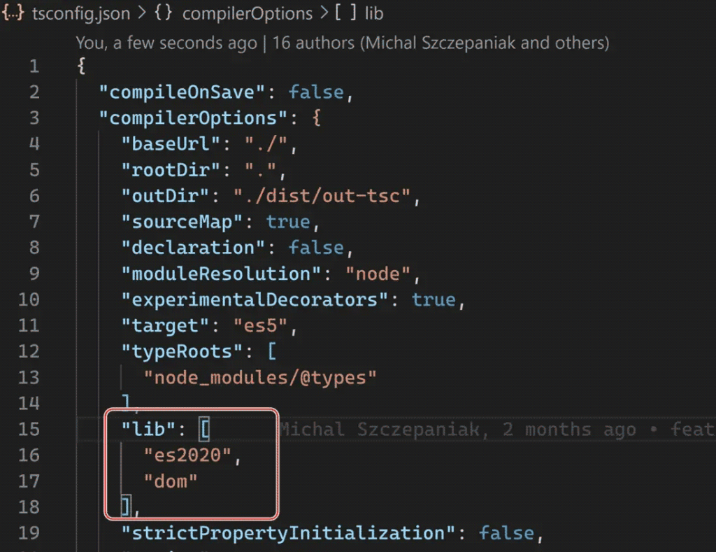 Angular应用tsconfig.json中的lib属性示例解析-牛翰网