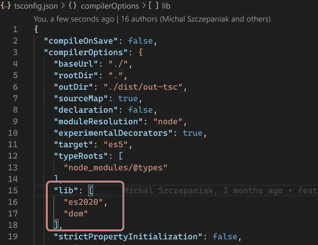 Angular应用tsconfig.json中的lib属性示例解析-牛翰网