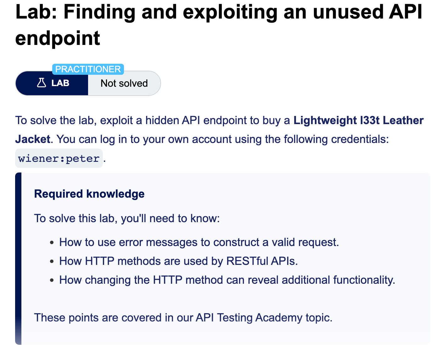 [PortSwigger] Lab: Finding and exploiting an unused API endpoint-前端开发牛翰社区-编程开发-牛翰网