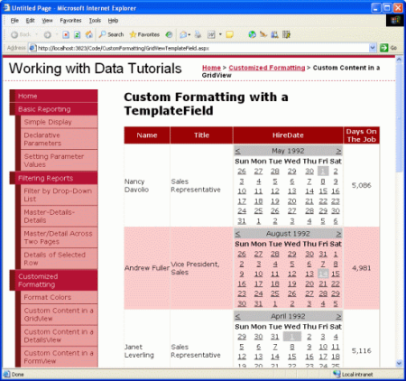在ASP.NET 2.0中操作数据之十二：在GridView控件中使用TemplateField-牛翰网