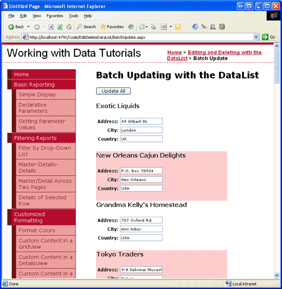 在ASP.NET 2.0中操作数据之三十七：DataList批量更新-牛翰网