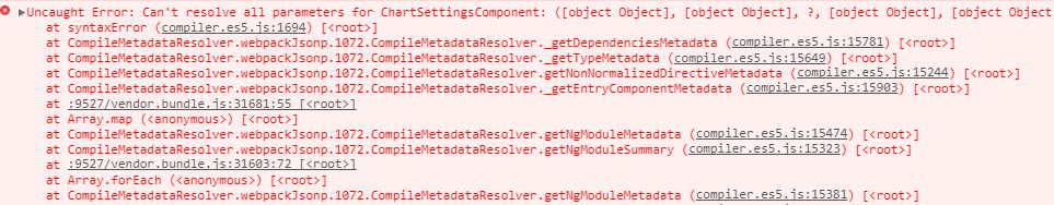 angular报错can’t resolve all parameters for []的解决-牛翰网