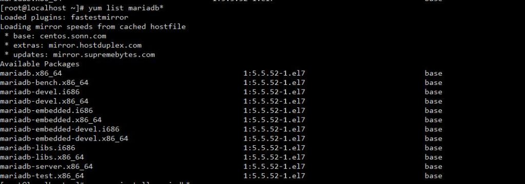 CentOS 7中成功安装MariaDB的方法教程-牛翰网