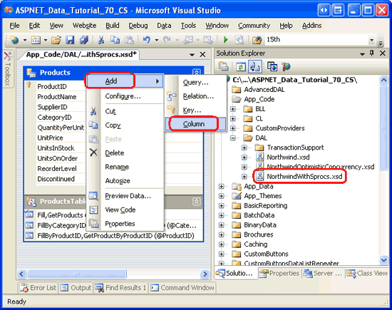 在ASP.NET 2.0中操作数据之六十八：为DataTable添加额外的列-牛翰网