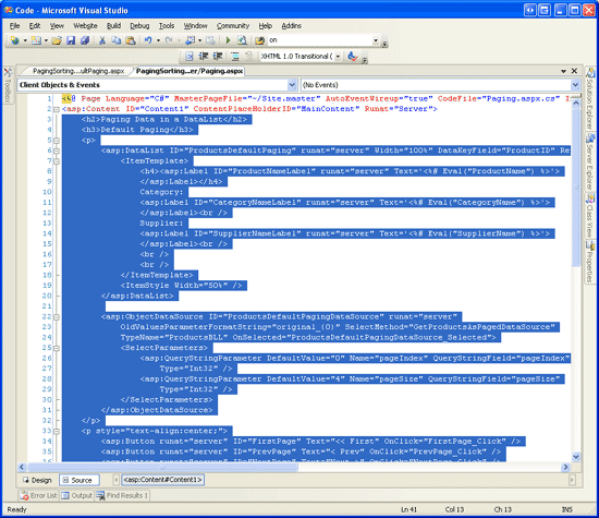 在ASP.NET 2.0中操作数据之四十三：DataList和Repeater数据排序（二）-前端开发牛翰社区-编程开发-牛翰网
