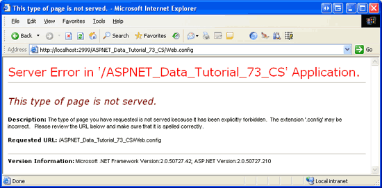 在ASP.NET 2.0中操作数据之七十一：保护连接字符串及其它设置信息-牛翰网