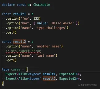 ts 类型体操 Chainable Options 可链式选项示例详解-牛翰网