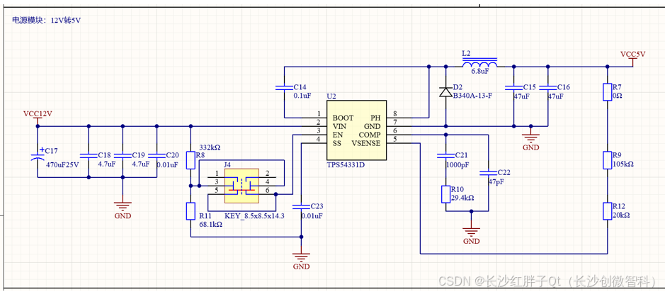 硬件开发笔记（三十一）：TPS54331电源设计（四）：PCB布板12V转5V电路、12V转3.0V和12V转4V电路-牛翰网