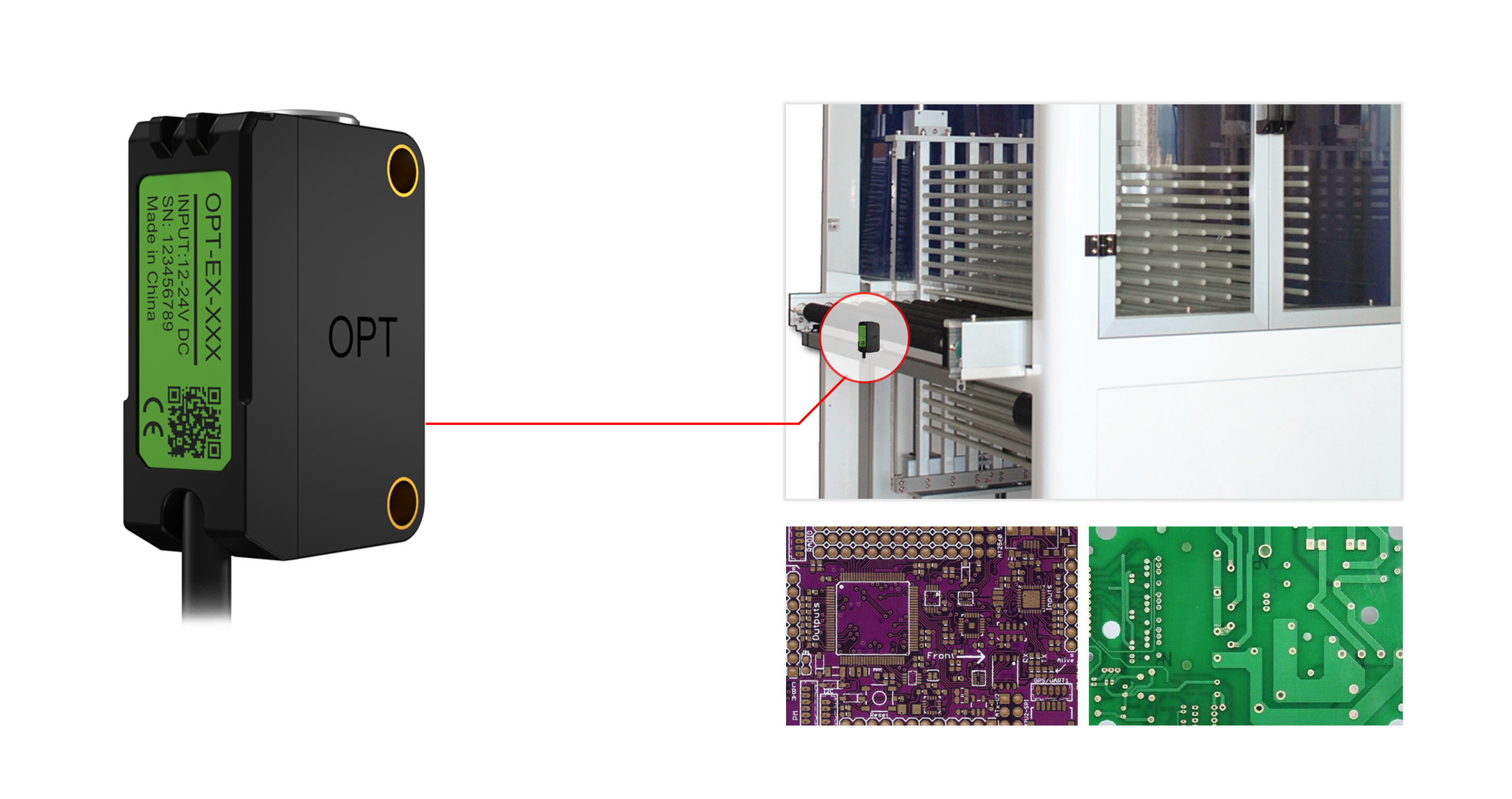 OPT(奥普特)智能传感器驱动PCB电路板产线效能革新