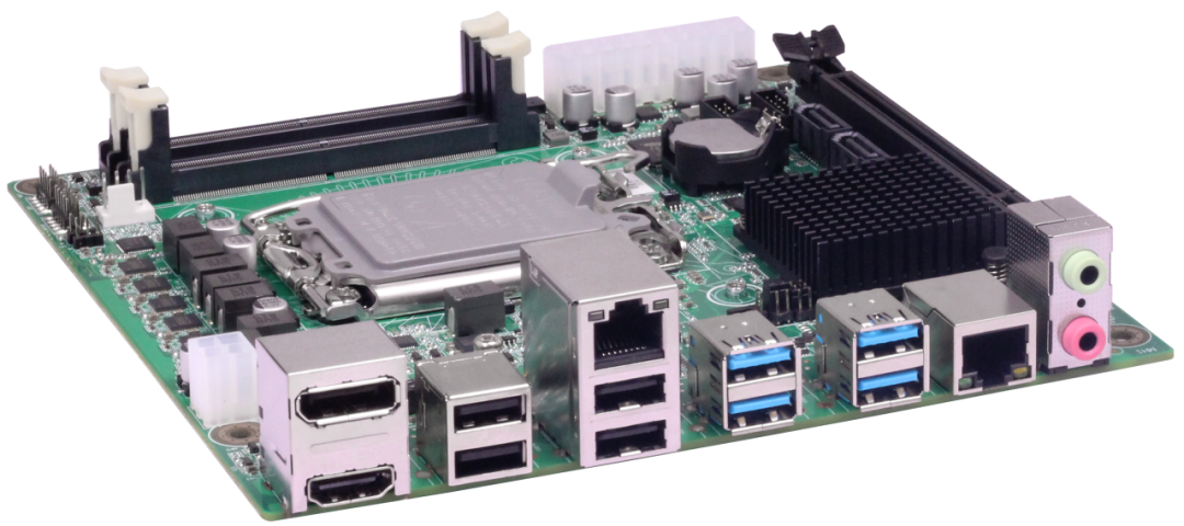 华北工控MITX-6156主板,满足密集型AI加速计算和灵活扩展需求