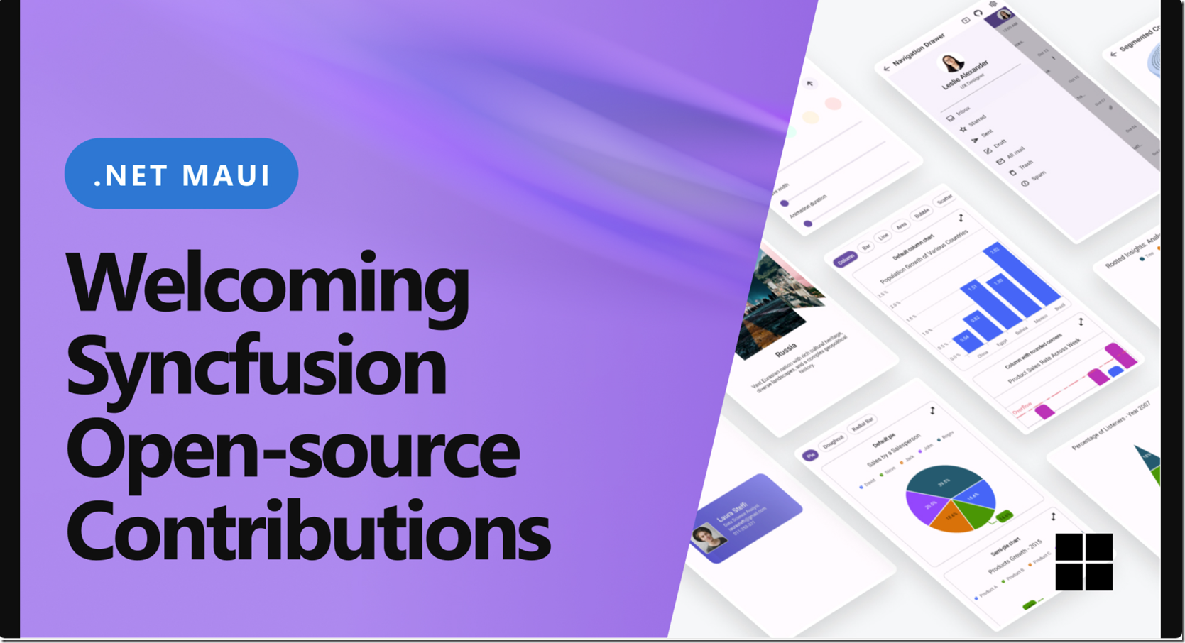 Syncfusion宣布开源其为.NET MAUI开发的14个控件-牛翰网