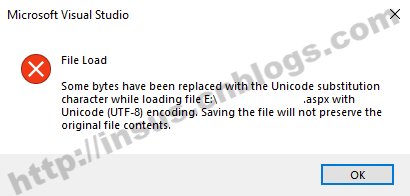 Some bytes have been replaced with the Unicode substitution character while loading file-牛翰网