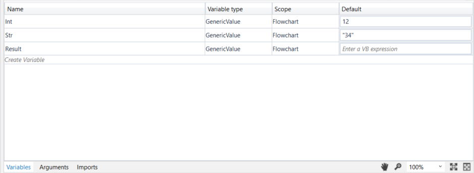 【Uipath】GenericValue类型变量用法。-牛翰网