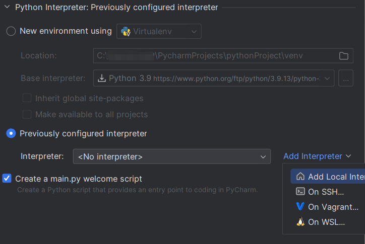 图片[2]-PyCharm2023版本之后使用本地conda已存在环境的步骤方法-牛翰网