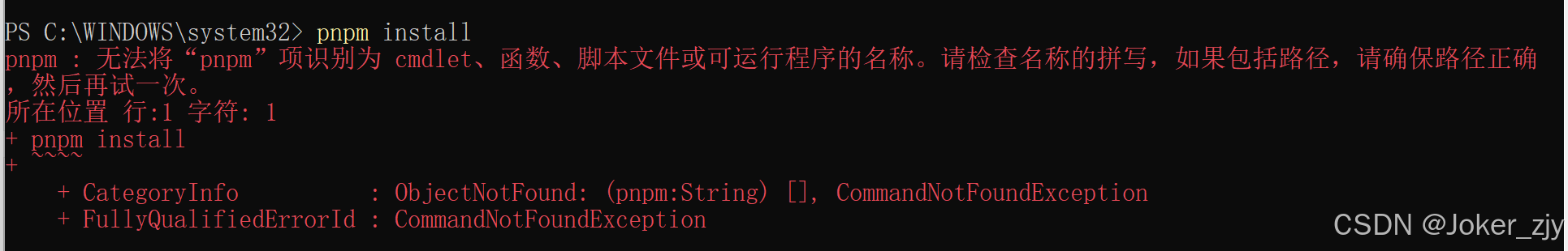 node.js解决全局安装pnpm后无法使用的问题-牛翰网