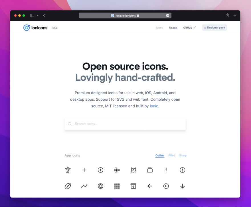 图片[2]-Ionicons图标库： 让网页栩栩生辉，Ionic Framework的经典之作，图标库新标杆！-牛翰网