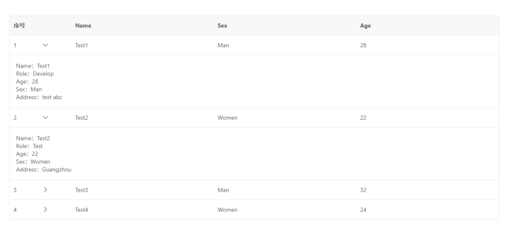 vxe-table 实现展开行的用法-牛翰网
