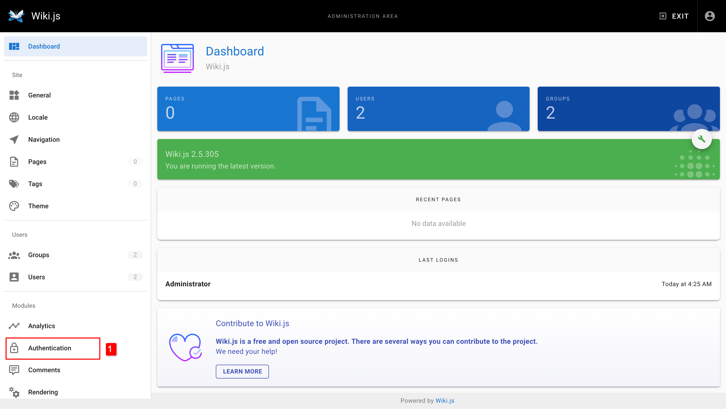 使用TOPIAM 轻松搞定「Wiki.js」单点登录-牛翰网