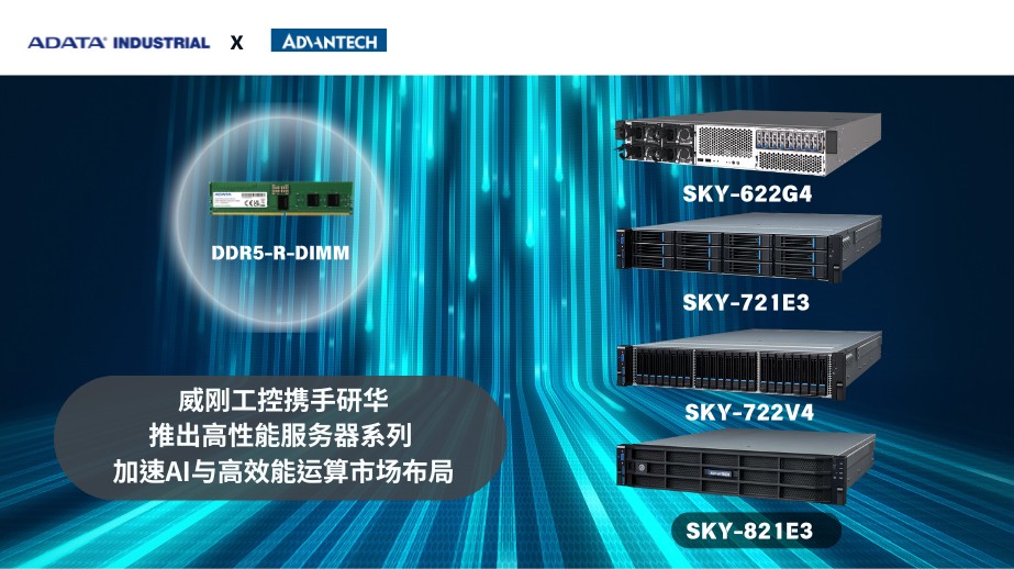 威刚工控携手研华推出高效服务器 助力智能运算