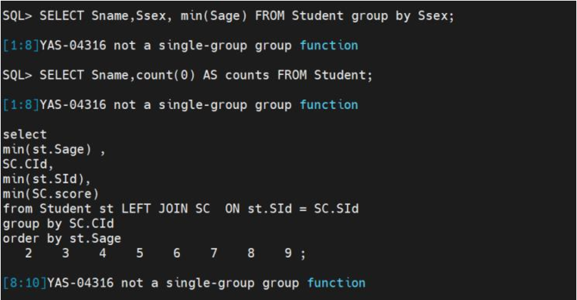 【YashanDB知识库】如何将mysql含有group by的SQL转换成崖山支持的SQL-牛翰网