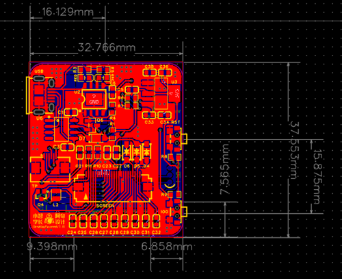 基于ESP32的桌面小屏幕实战[4]：硬件设计之PCB Layout-网络通信牛翰社区-人工智能-牛翰网