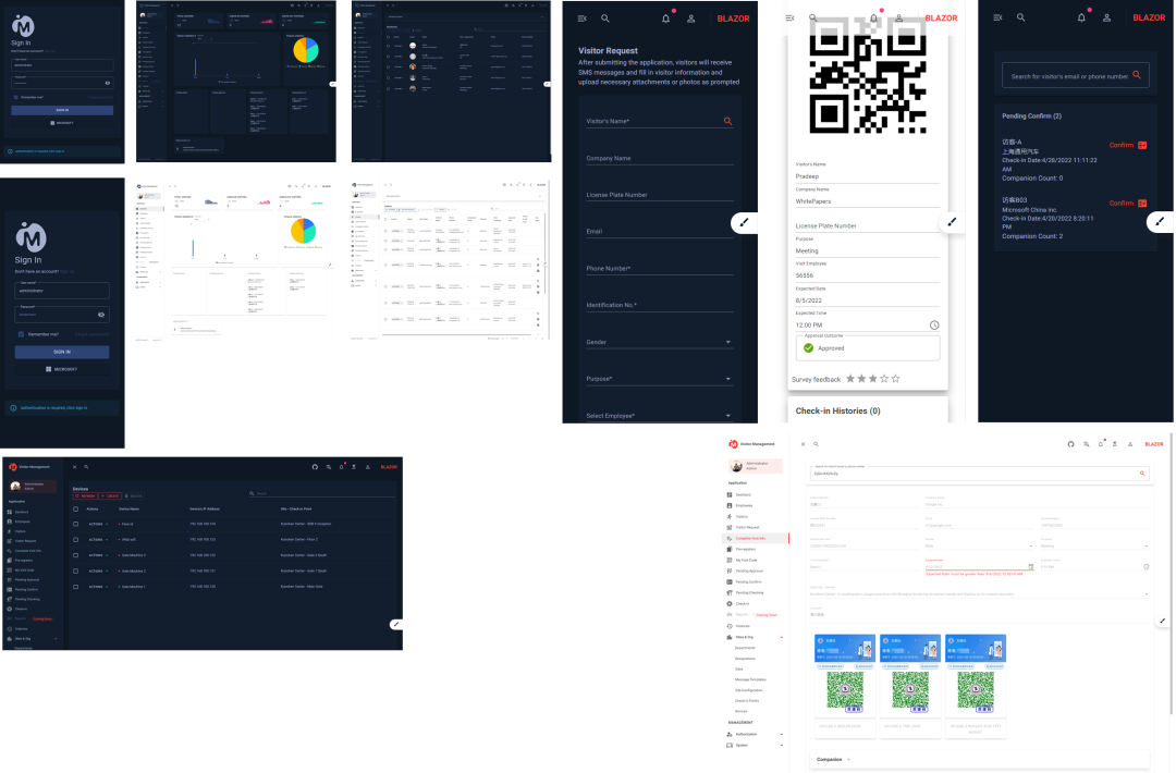 一款基于 .NET + Blazor 开发的智能访客管理系统-前端开发牛翰社区-编程开发-牛翰网