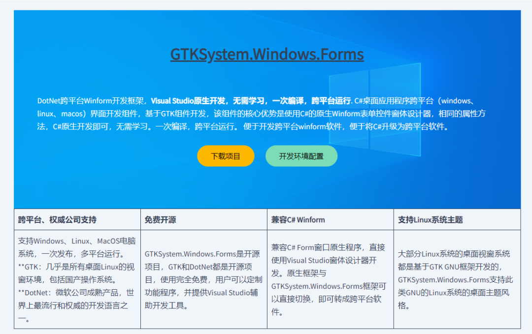 开源GTKSystem.Windows.Forms框架让C# Winform支持跨平台运行-后端开发牛翰社区-编程开发-牛翰网