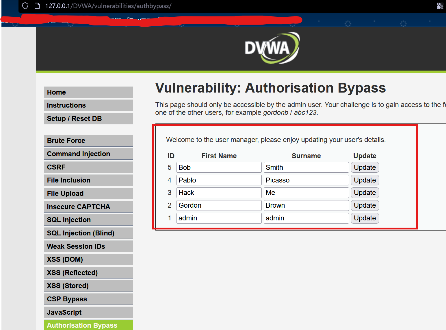 DVWA靶场Authorisation Bypass (未授权绕过) 漏洞通关教程及源码审计-大模型牛翰社区-人工智能-牛翰网