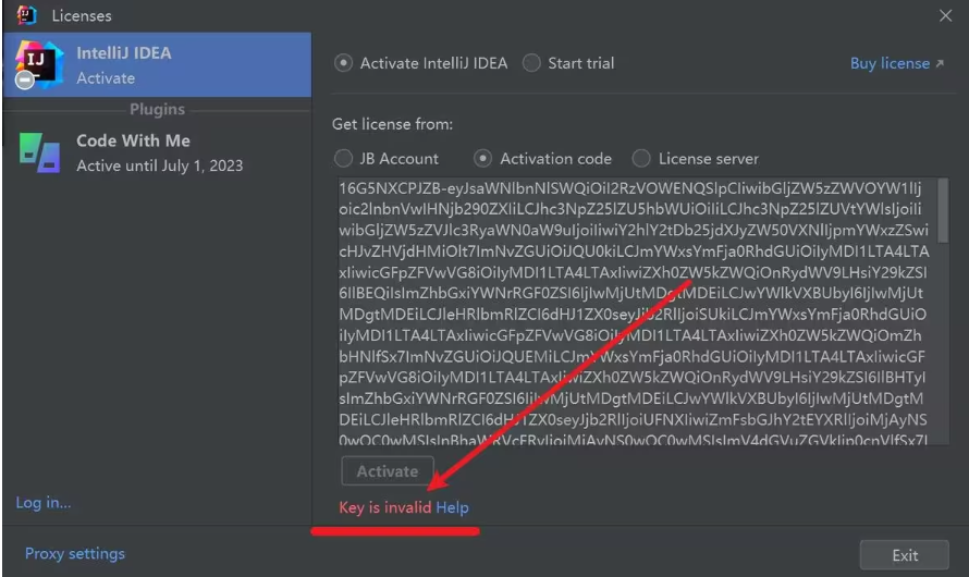 idea 激活失效？ 提醒key is invalid-大模型牛翰社区-人工智能-牛翰网