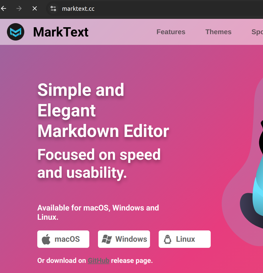 ubuntu工具——手动下载安装开源markdown编辑器MarkText（原创）-牛翰网