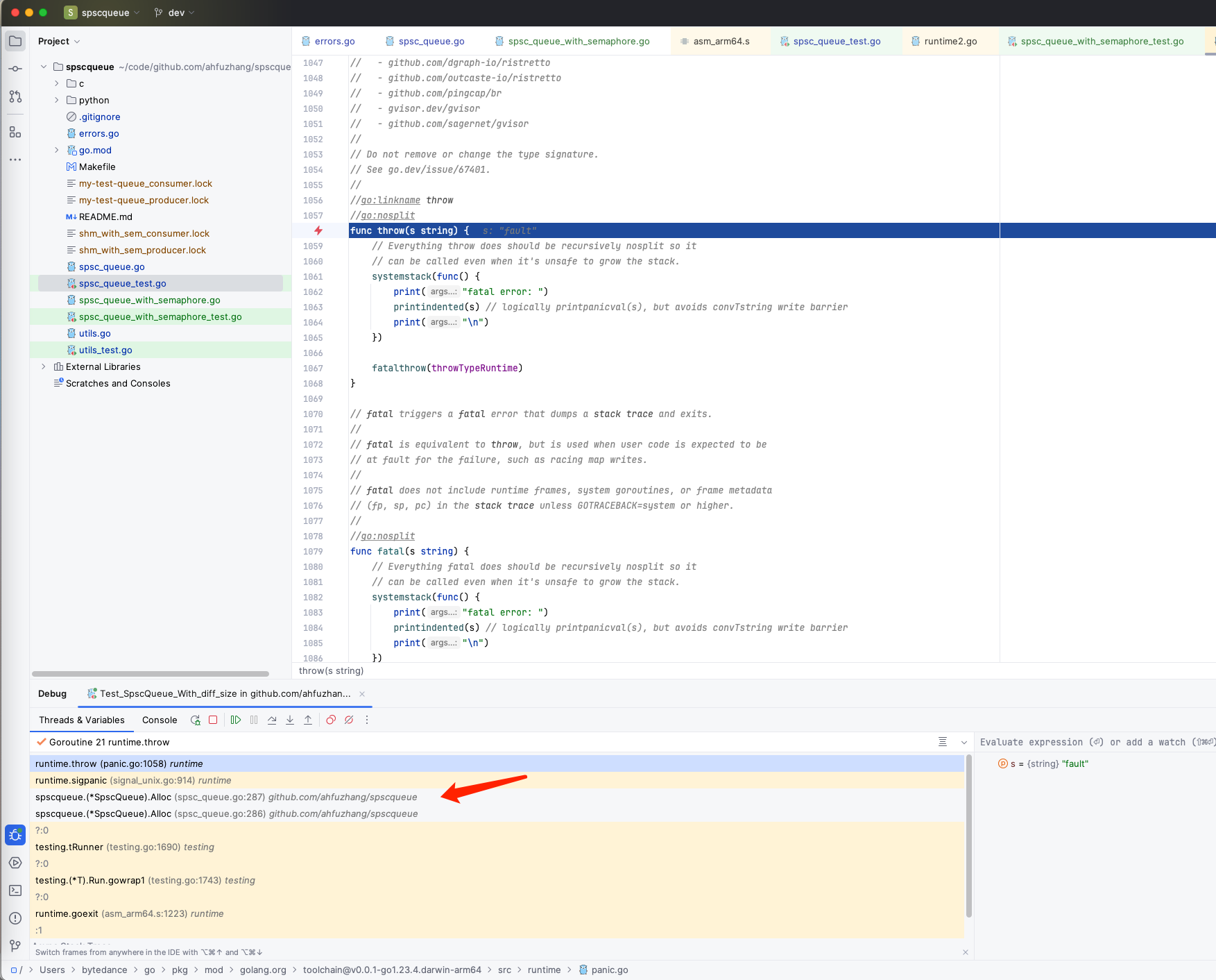 【发现一个问题】go test的时候，在macos arm64 下不明原因的发生异常，但是在linux下完全正常-牛翰网
