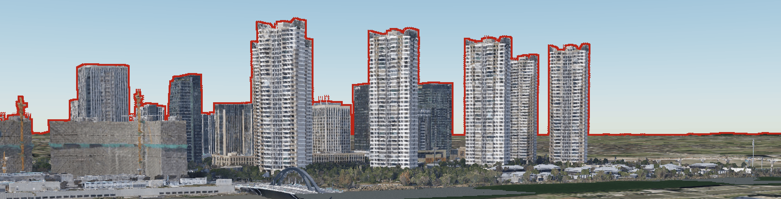 WebGIS 三维之参考超图实现的天际线分析-牛翰网