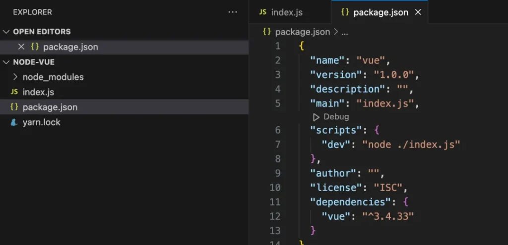 详解如何在nodejs项目中使用Vue的响应式API-牛翰网