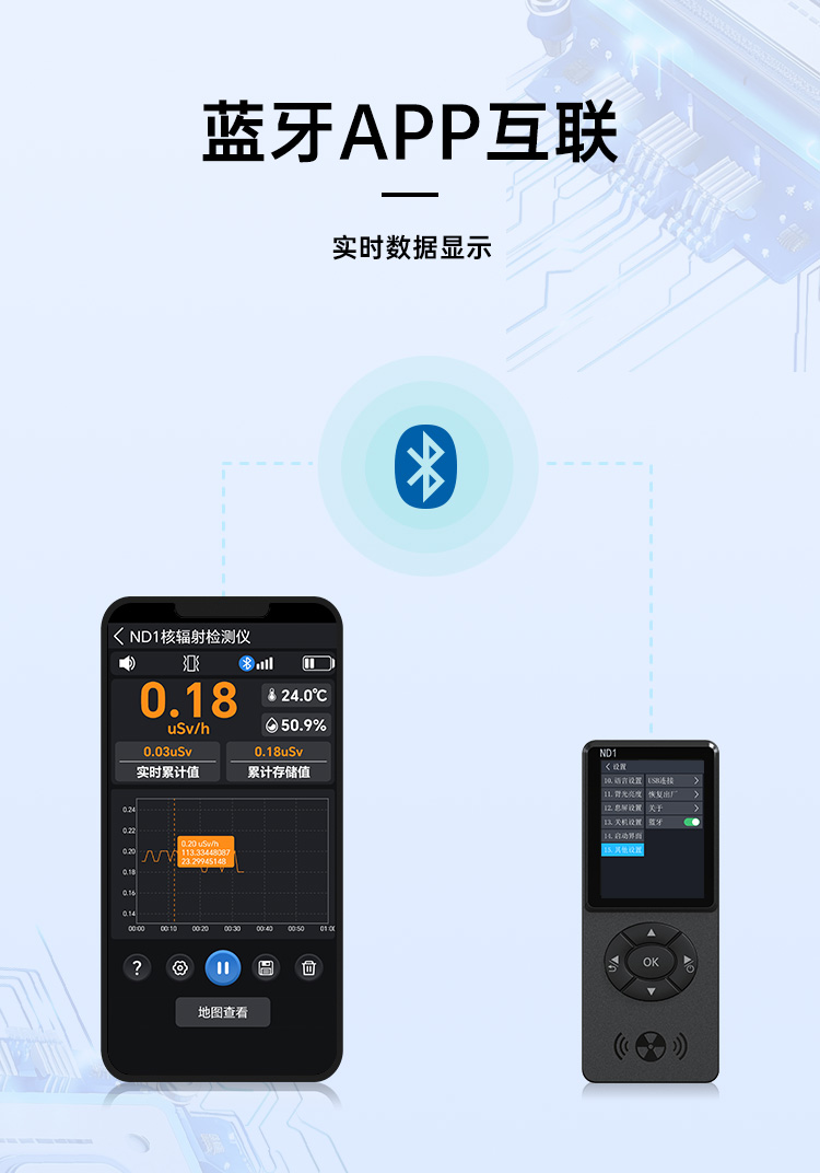 图片[8]-正点原子ND1核辐射检测仪支持检测x，γ，β射线的辐射强度，高灵敏度J321盖革-米勒计数管，支持约100万个辐射值记录！-牛翰网