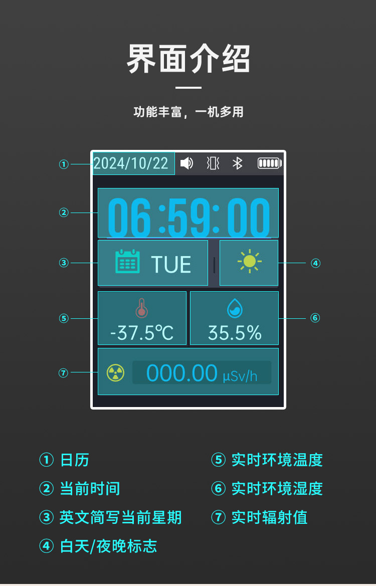 图片[13]-正点原子ND1核辐射检测仪支持检测x，γ，β射线的辐射强度，高灵敏度J321盖革-米勒计数管，支持约100万个辐射值记录！-牛翰网