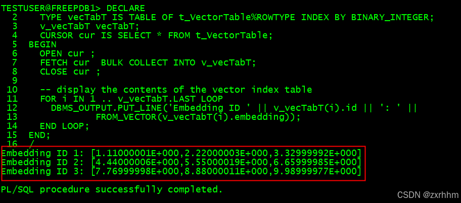 Oracle 23ai中重要新特性VECTOR数据类型的使用-牛翰网