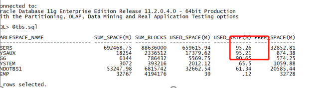 Oracle SYSAUX表空间使用率过高的处理办法-牛翰网
