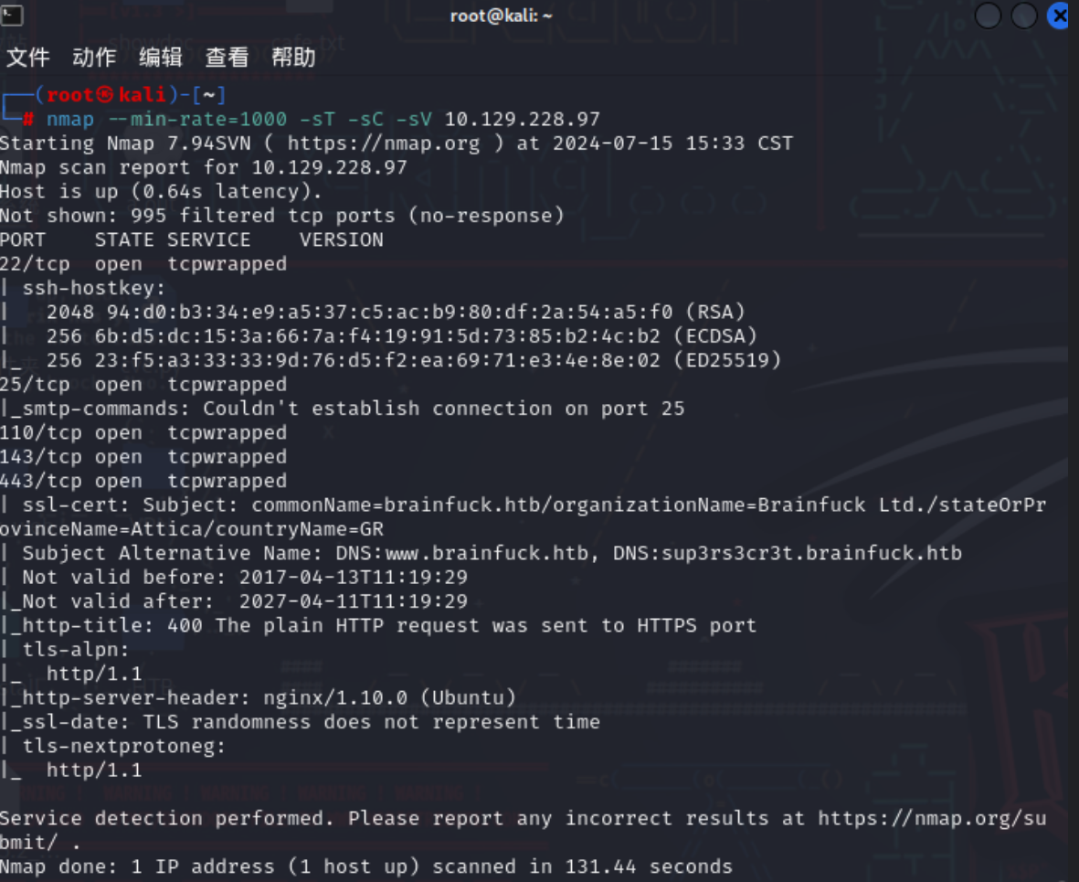 HackTheBox-Linux-Brainfuck-牛翰网