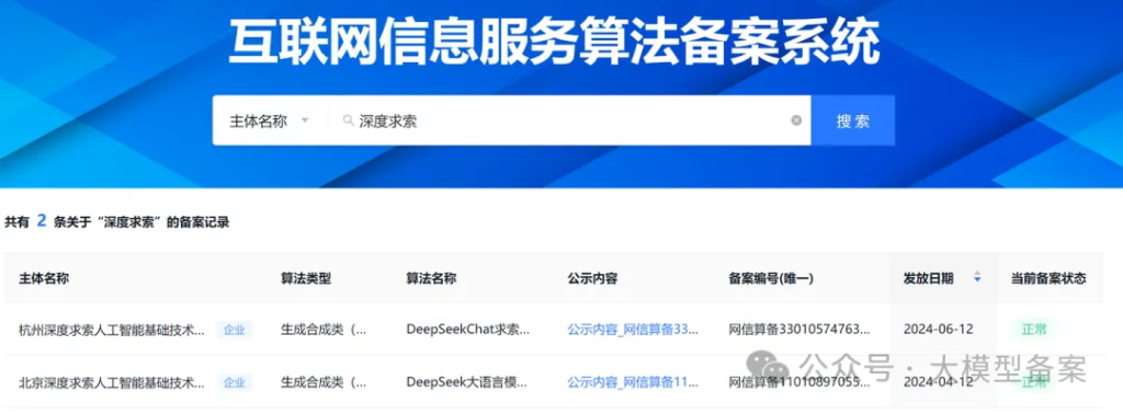 从DeepSeek看算法备案&大模型备案-牛翰网