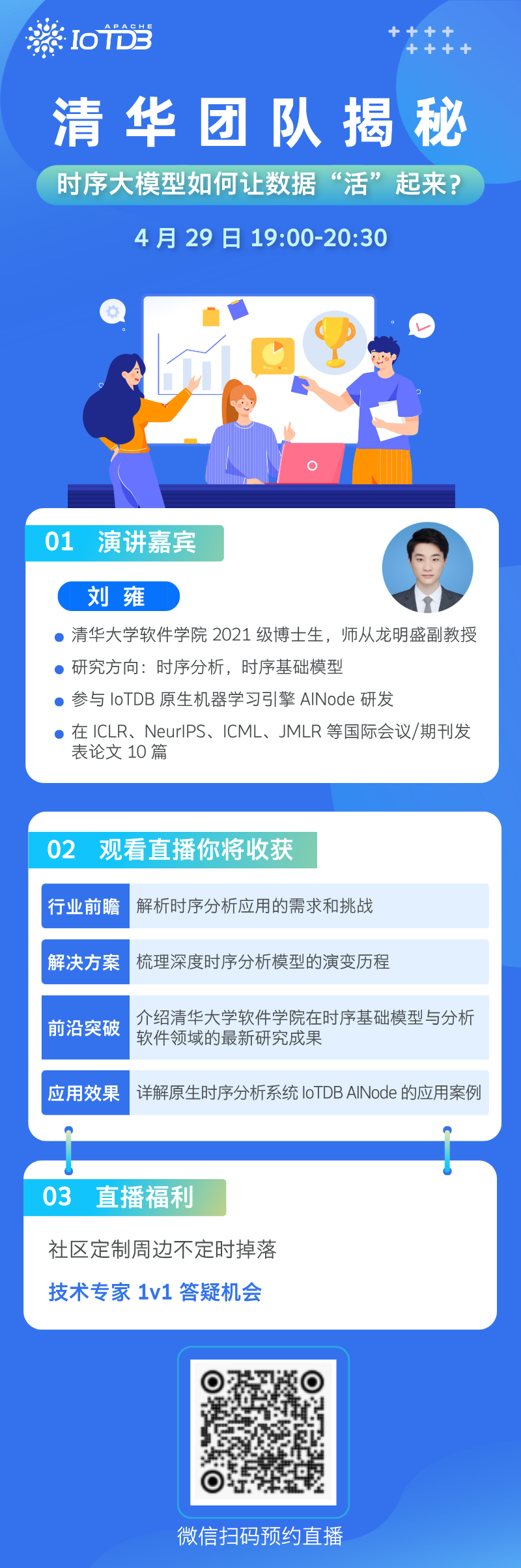 4.29 晚直播预告 | 清华团队揭秘，时序大模型如何让数据“活”起来？-牛翰网