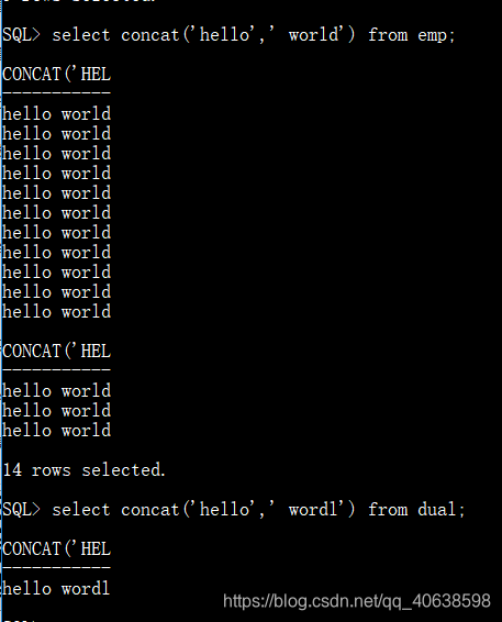 oracle中字符串连接符||使用-牛翰网