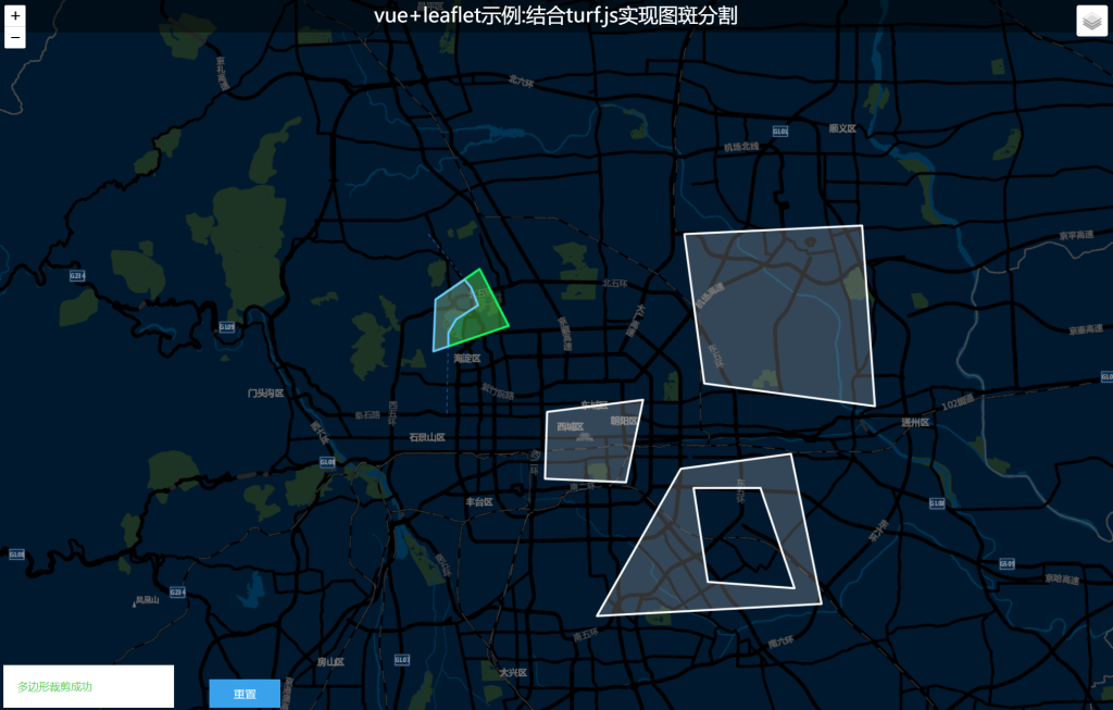 vue+leaflet示例:结合turf.js实现图斑分割(附源码下载)-牛翰网