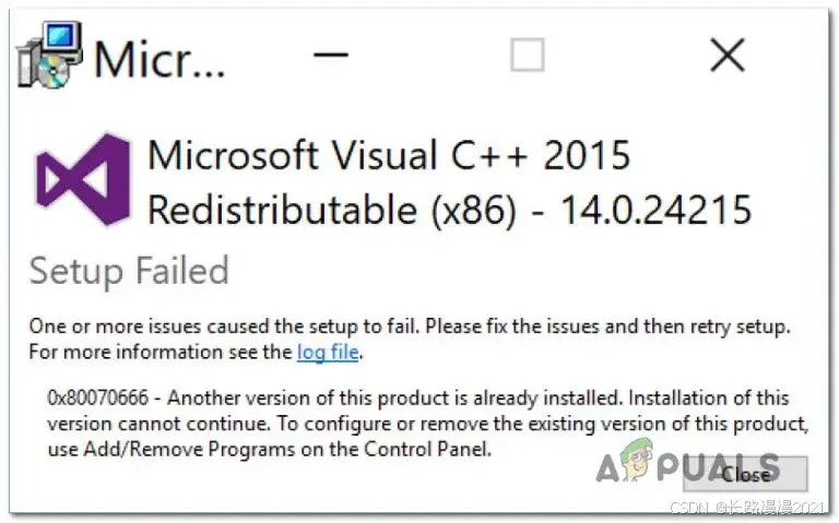 Microsoft Visual C++ 安装失败 0x80070666的问题解决-牛翰网