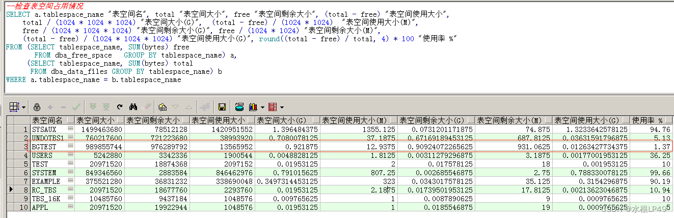 Oracle收缩减小表空间大小的方法详解-牛翰网